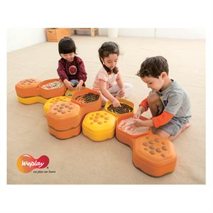 Parcours d'équilibre WePlay Honey Hills, 6 pièces