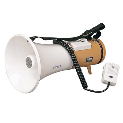 Megaphone with Handheld Microphone and Siren