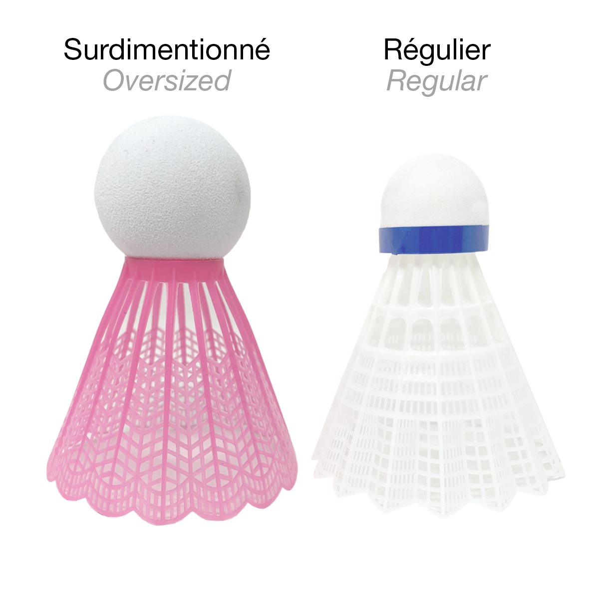 Badminton Récréatif Lot De 12 Volants De Badminton Hysagtek - Plastique Durable - Pour Intérieur Et Extérieur - Vitesse Moyenne Balle Badminton