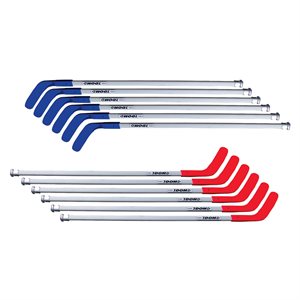 Set of 12 Dom Pro Hockey Player Sticks, 52” (132 Cm)