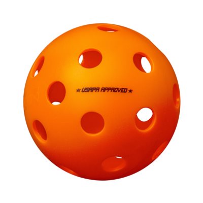 Orange Onix Official Indoor Plastic Pickleball Ball, 2-½" (6 cm) 