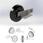 4 Universal Wheels for Soccer Goals