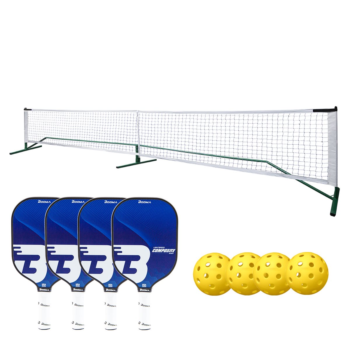 Filet De Pickleball Vermont ProCourt IFP Réglementaire - Portable Demi-Terrain Ou Complet - Qualité Professionnelle