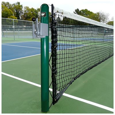 Poteaux et filet de pickleball récréatifs en acier Bison