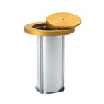 Ancrage avec couvercle pour terrain de pickleball extérieurs