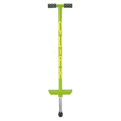Qu-Ax Pogo Stick, Capacity of 44 Lb (20 Kg), Green Qu-Ax Pogo Stick, Capacity of 44 Lb (20 Kg), Green