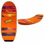 Planche d'équilibre de luxe en forme de surf The Spooner® «Pro», 65 x 29 cm (25,5 x 11")