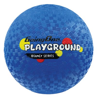 Ballon de jeu en caoutchouc résistant bleu