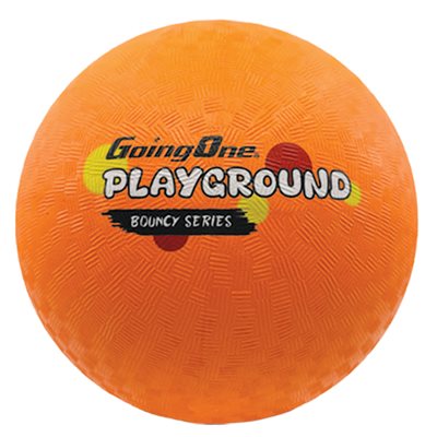 Ballon de jeu en caoutchouc résistant orange