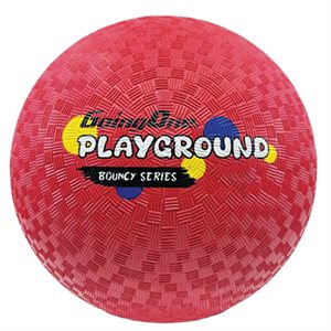 Ballon de jeu en caoutchouc résistant rouge