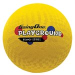 Ballon de jeu en caoutchouc résistant jaune