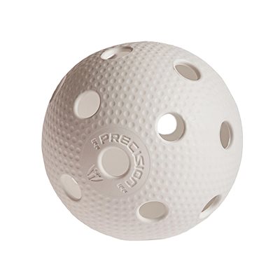 Balle de floorball Exel® «Precision Pro League» blanche Balle de floorball Exel® «Precision Pro League» blanche