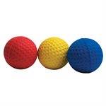 Balle de golf en caoutchouc mousse, 1-½"