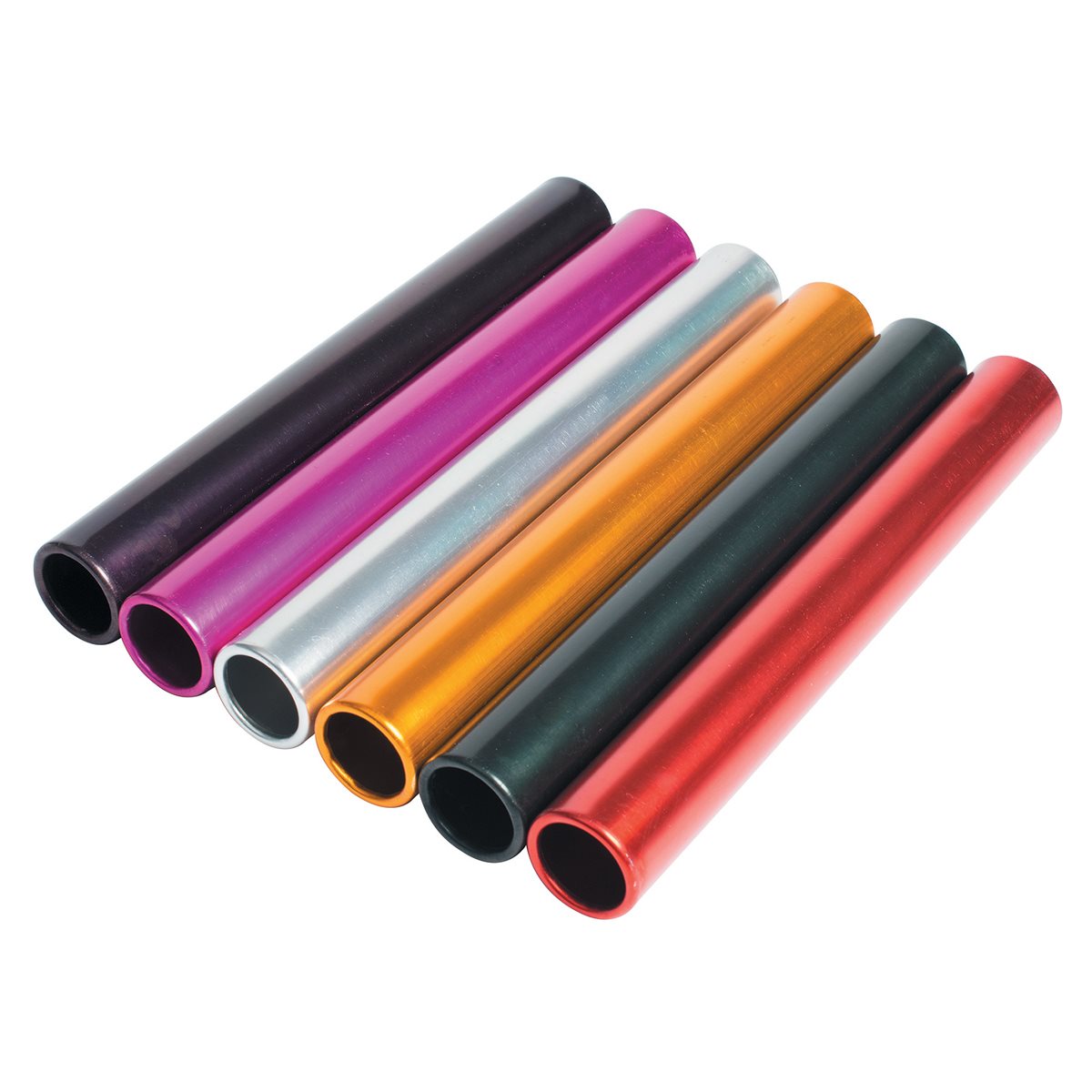 Set of 6 Plastic Relay Batons