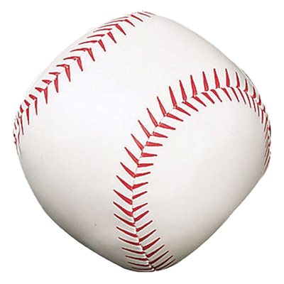 Balle de baseball molle et légère en vinyle, 30 cm (12") Balle de baseball molle et légère en vinyle, 30 cm (12")