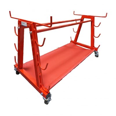 Chariot à poteaux et chaise d'arbitre de volleyball en acier, capacité de 6 poteaux et 1 chaise, 71 x 122 cm (28 x 48") Chariot à poteaux et chaise d'arbitre de volleyball en acier, capacité de 6 poteaux et 1 chaise, 71 x 122 cm (28 x 48")