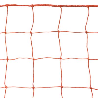 Pair of Orange Nets for Mini-Soccer Goals, 3 Mm, 5' X 8' X 2' X 4'