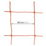 Pair of Orange Nets for Mini-Soccer Goals, 3 Mm, 5' X 8' X 2' X 4'