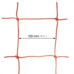 Paire de filets oranges pour buts de soccer séniors, 3 mm, 8' x 24' x 4' x 10'