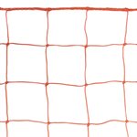 Paire de filets oranges pour buts de soccer junior, 3 mm, 6,5' x 18' x 4' x 10'