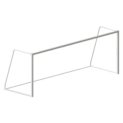 Paire de buts de soccer en aluminium sénior, poteaux carrés, 8' x 24' x 4' x 6' Paire de buts de soccer en aluminium sénior, poteaux carrés, 8' x 24' x 4' x 6'