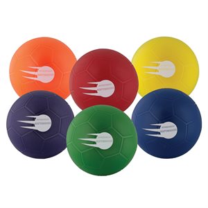 Set of 6 Speedskin Inflatable Soft Rubber Soccer Balls, #5