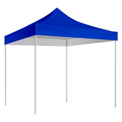Folding Shelter with Slip-Over Bag 10'x10', Royal Folding Shelter with Slip-Over Bag 10'x10', Royal