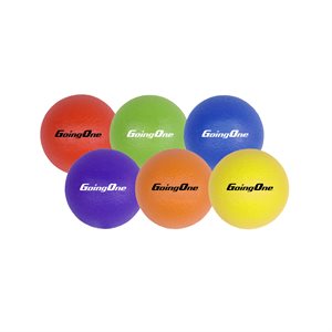 6 petites balles en mousse de haute densité, recouvrement Speedskin