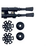 Paire de bâtons SNOWTREK télescopiques en aluminium