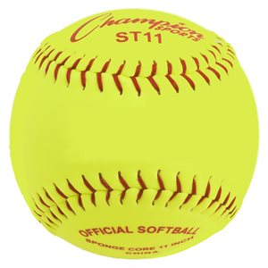 Douzaine de balles de balle-molle sécuritaires «Safe-T-Ball» en cuir synthétique