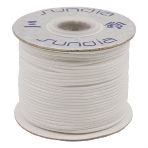 Rouleau de ficelle «Sundia» blanche pour baguettes de diabolo, 34 m (111.5')