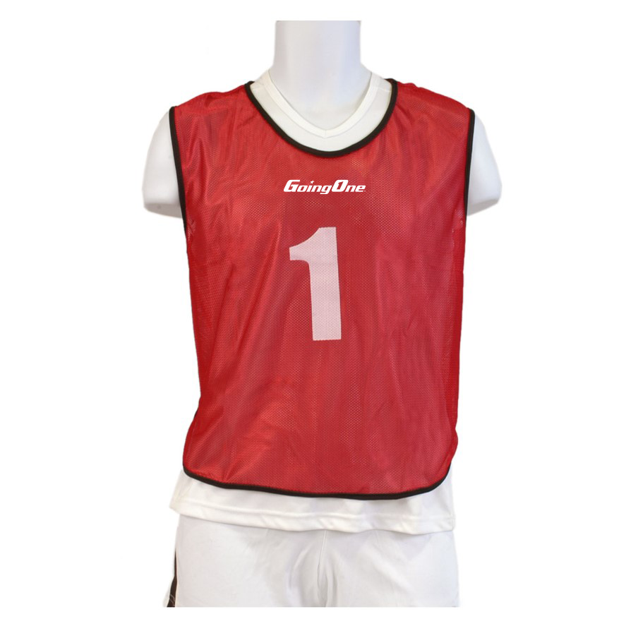 15 dossards mesh #1-15, rouge 15 dossards mesh #1-15, rouge