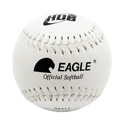 12 balles de balle-molle en cuir et PVC, 30 cm (12")