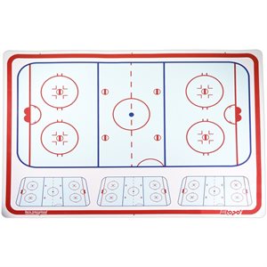 Tableau de jeu souple de hockey, 44"x32"